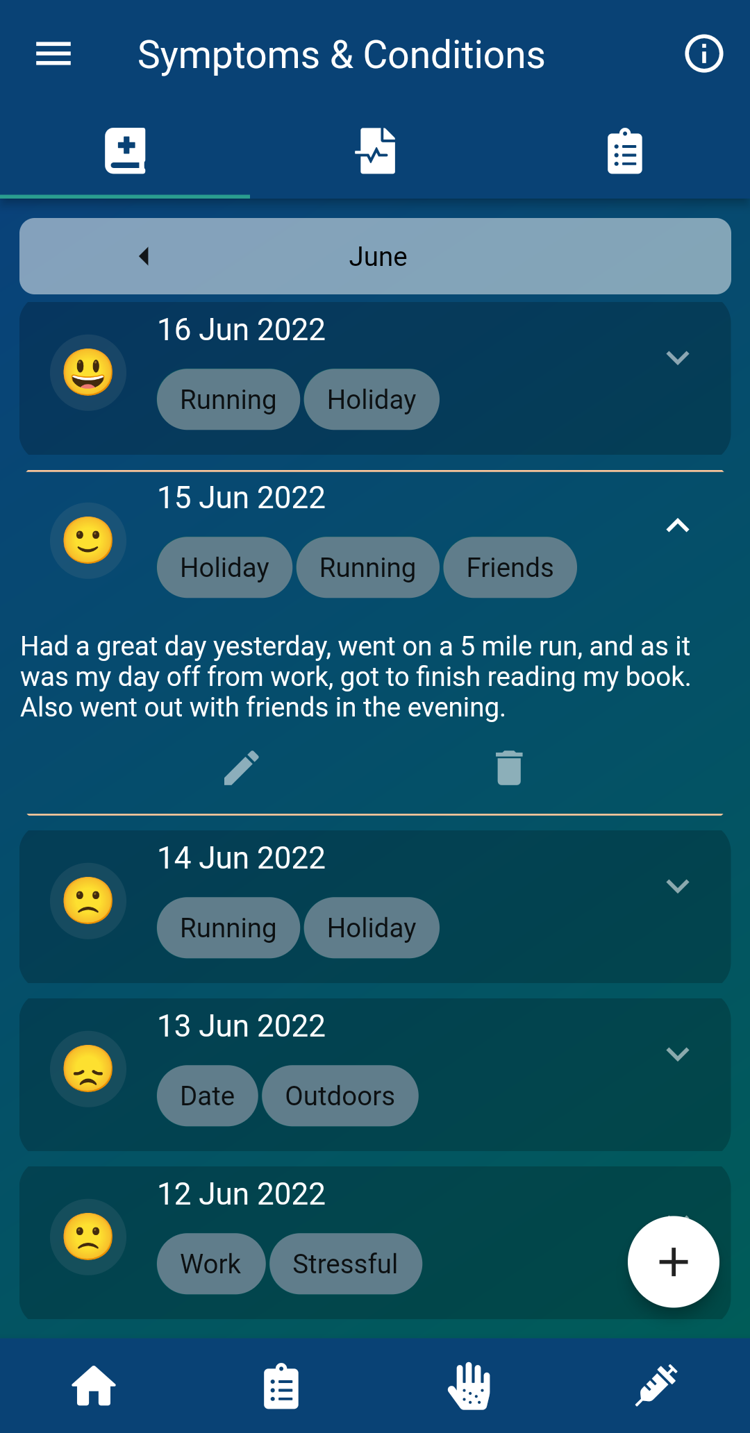 Journal Screen