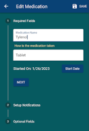 Add medication